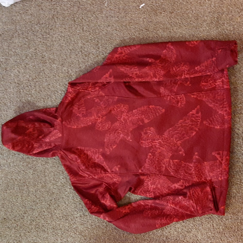 Patagonia Slopestyle Hoody Peregrine Wax Red Large EUC - Picture 6 of 6